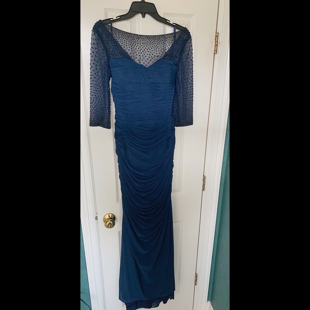 La Femme navy gown.